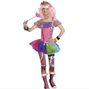 Dreamgirl Retro 80s Halloween Costume S (3 - 5)